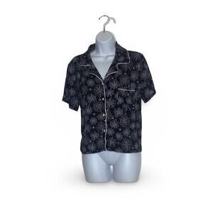 Spider Webs Pajama Top